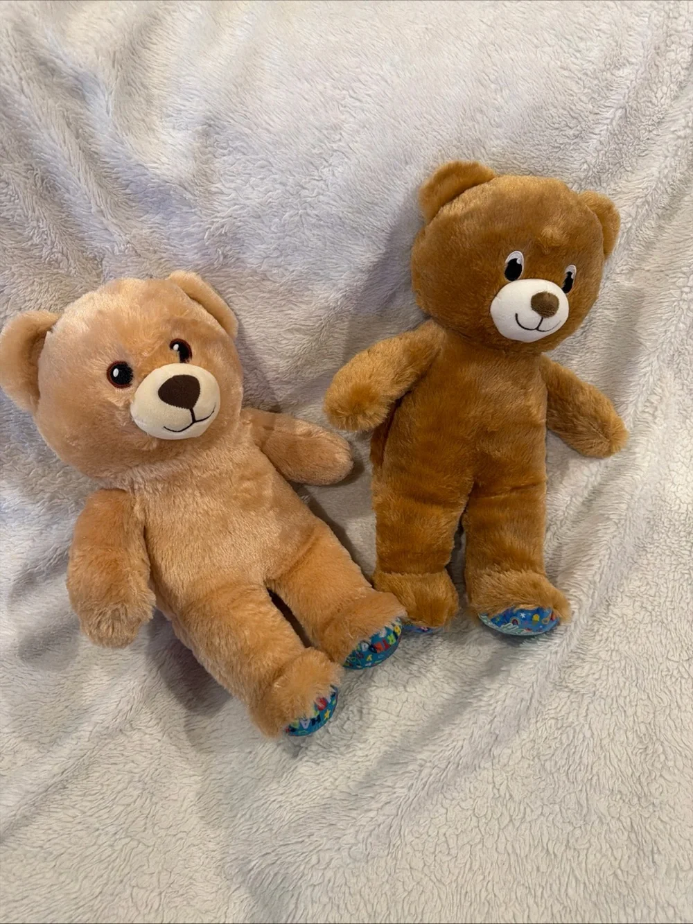 Build A Bear Plush Lot Rainbow Unicorn & Pink Hearts Teddy Bear Stuffed Animals